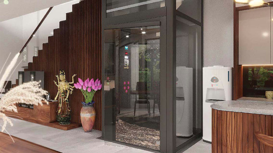 Thang máy gia đình lắp ráp theo yêu cầu